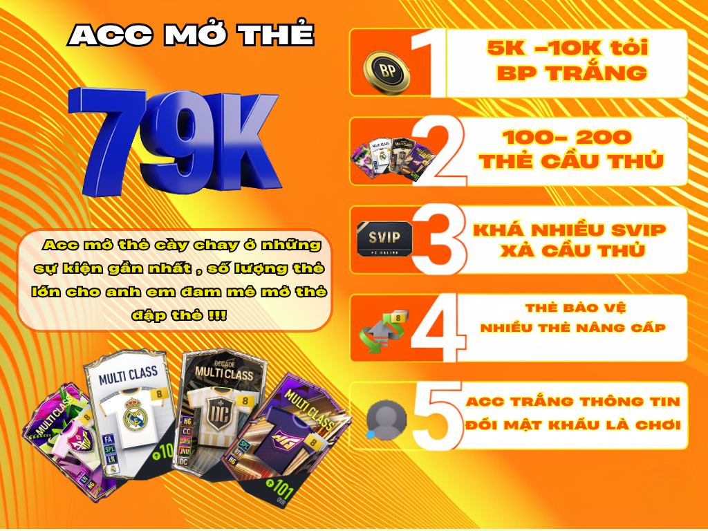 ACC MỞ THẺ 79K